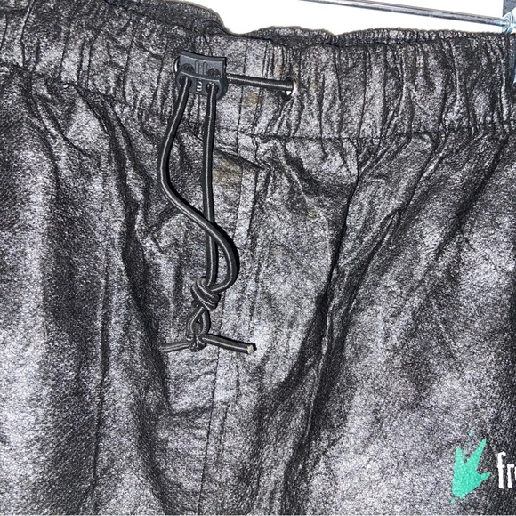 Froggtoggs Outerwear Rain Pants Mens Large Gray Black Pull on Drawstring Waist - Picture 8 of 11